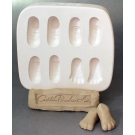 Cartoon Feet Sprig for Clay Work Cartoon Feet Sprig for Clay Work